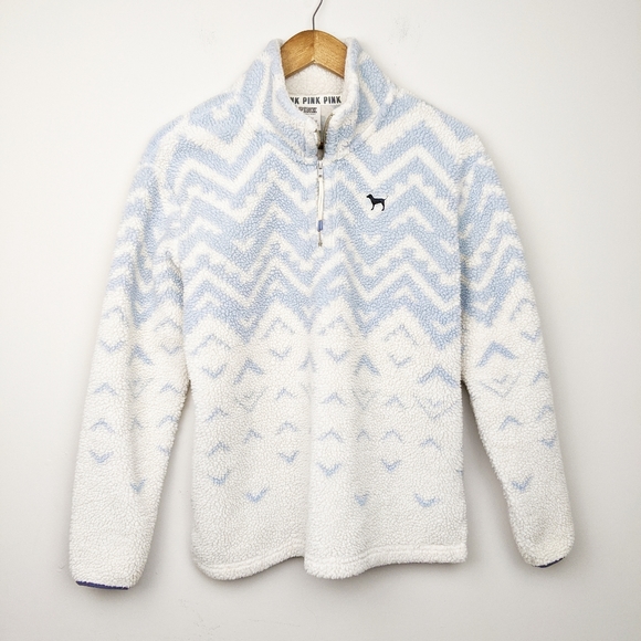 PINK Victoria's Secret Tops - Victoria's Secret Pink | Sherpa Pullover Jacket XS